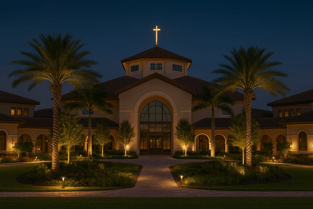 Church Landscape Lighting