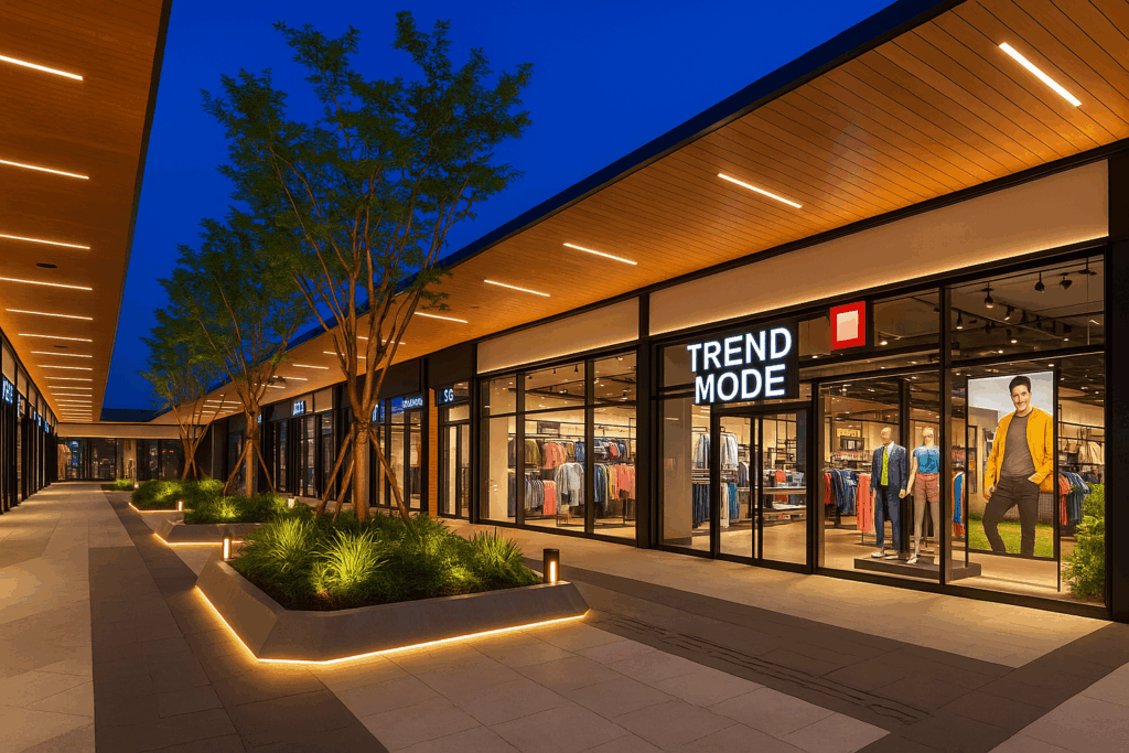 Retail Outdoor Lighting